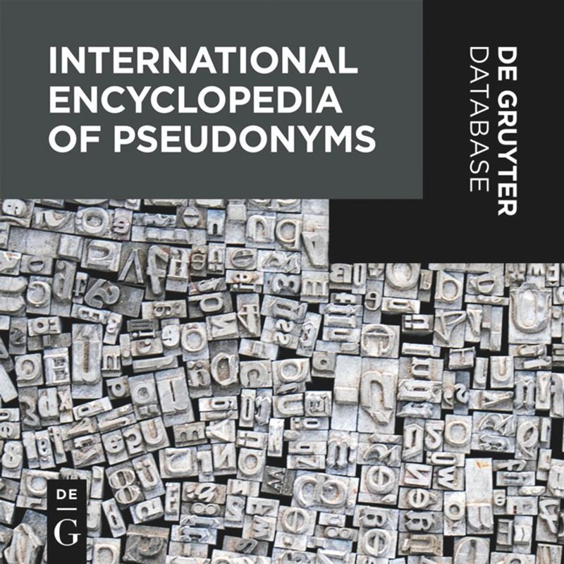 database: International Encyclopedia of Pseudonyms