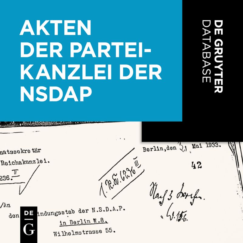 database: Akten der Partei-Kanzlei der NSDAP
