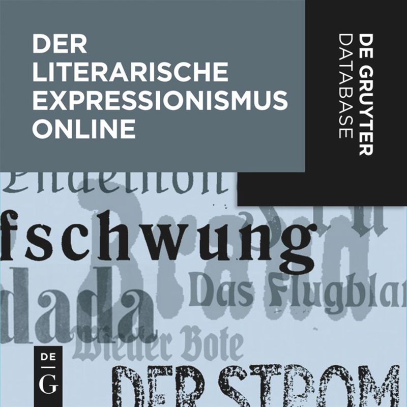 database: Der literarische Expressionismus Online