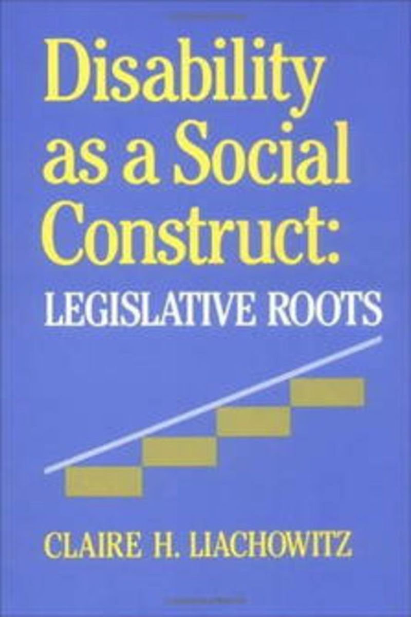 book: Disability as a Social Construct