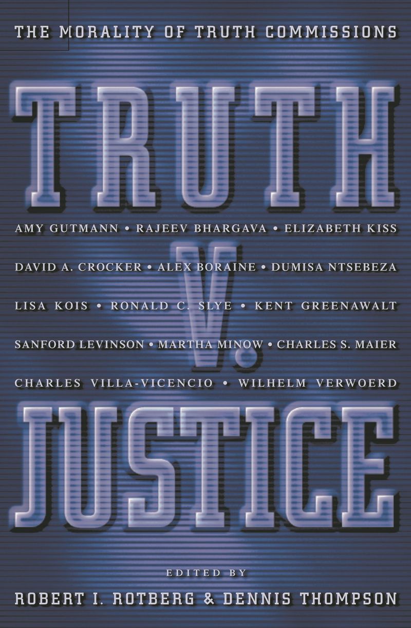 book: Truth v. Justice