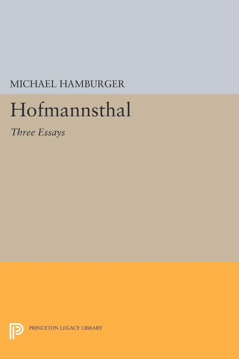 book: Hofmannsthal