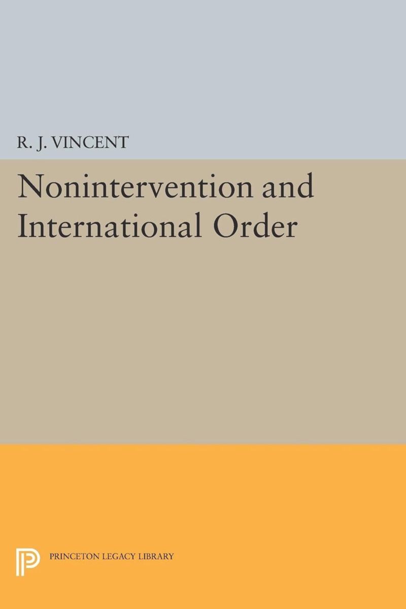 book: Nonintervention and International Order