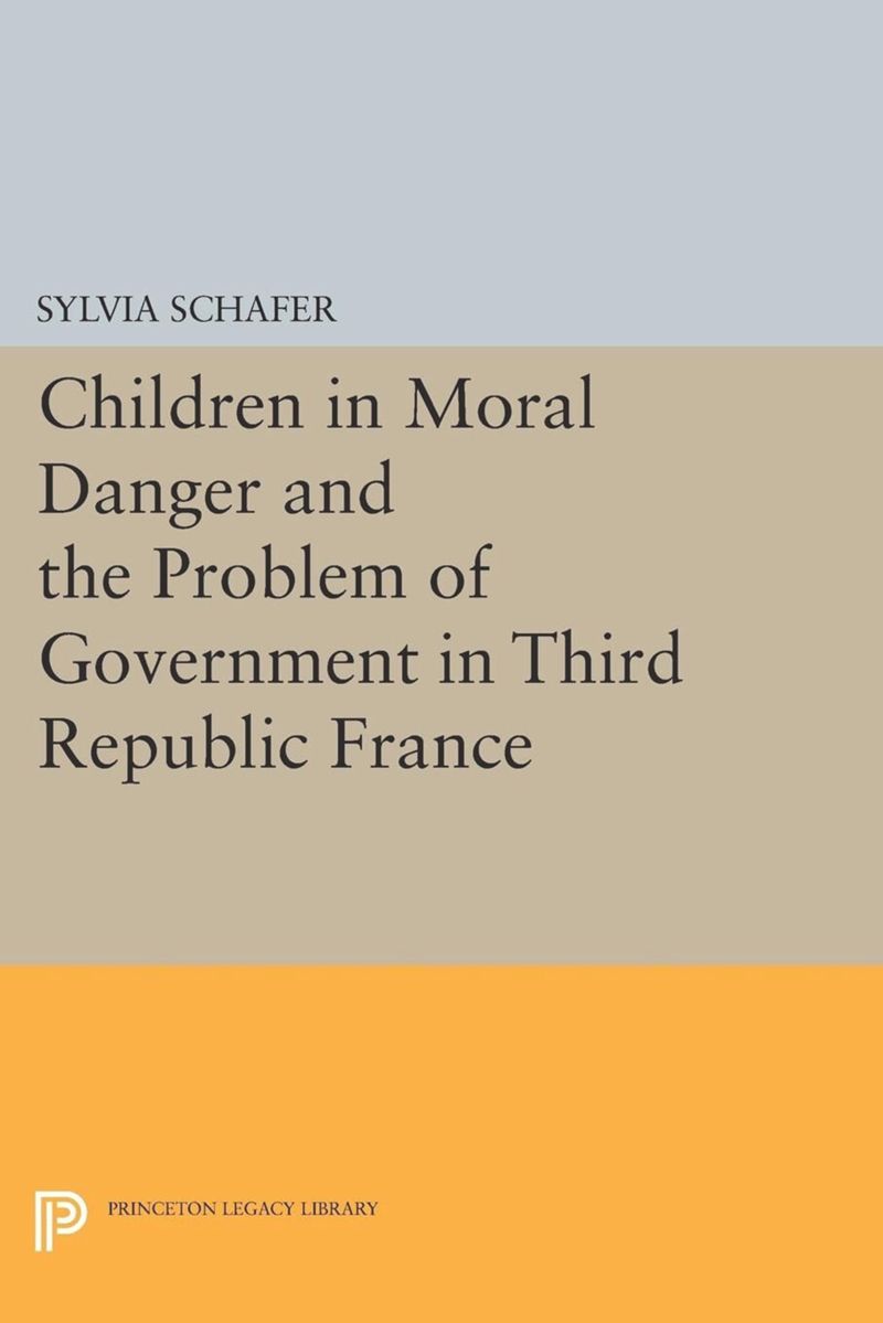 book: Children in Moral Danger and the Problem of Government in Third Republic France