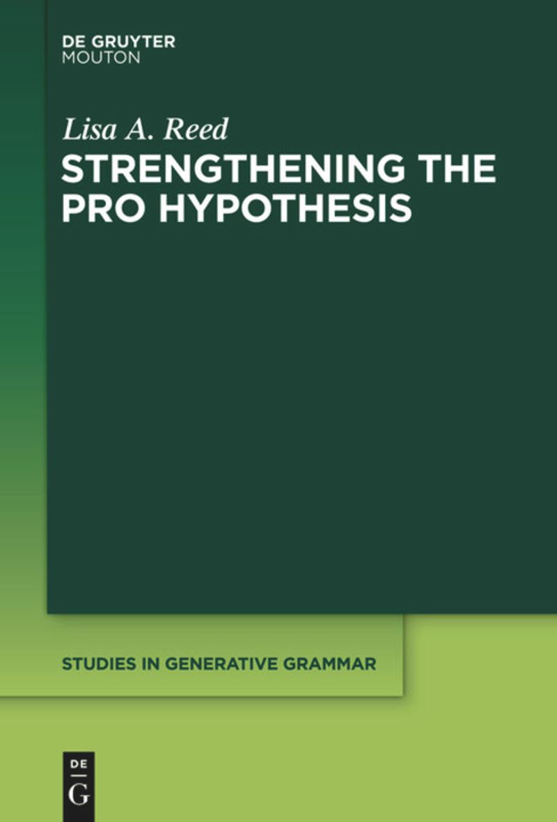 book: Strengthening the PRO Hypothesis
