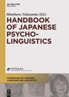 book: Handbook of Japanese Psycholinguistics