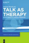 book: Talk as Therapy