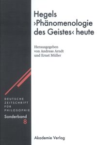 book: Hegels "Phänomenologie des Geistes" heute