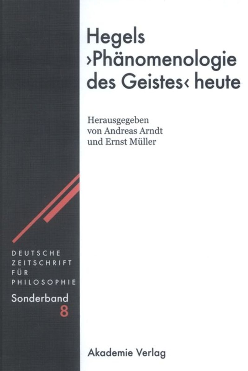 book: Hegels "Phänomenologie des Geistes" heute