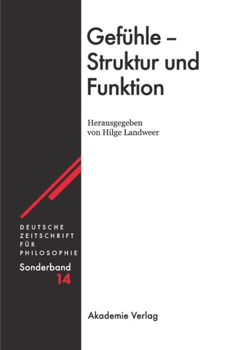 book: Gefühle - Struktur und Funktion