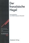book: Der französische Hegel