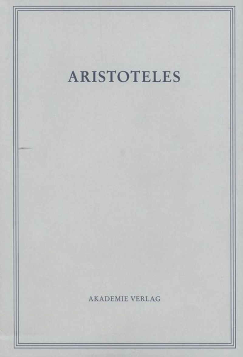 book: BAND 14/II Parva Naturalia II