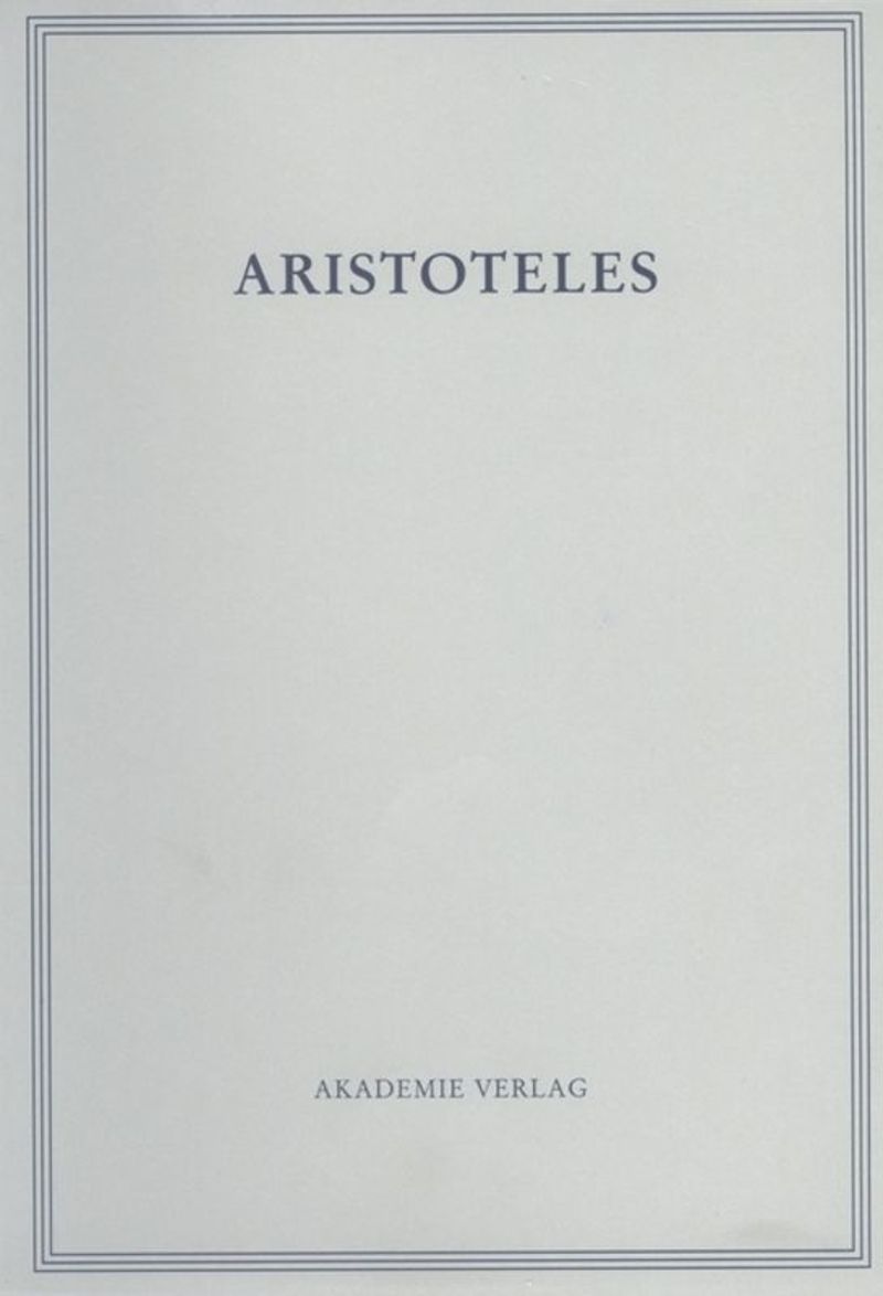 book: BAND 1/II Peri hermeneias