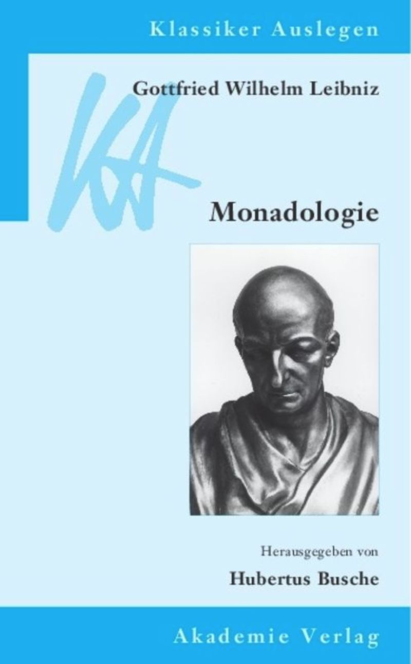 book: Gottfried Wilhelm Leibniz: Monadologie