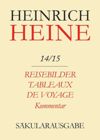 book: BAND 14/15 K Reisebilder. Tableaux de voyage. Kommentar