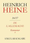 book: BAND 16/17 K2 De l'Allemagne. Kommentar. Teilband II