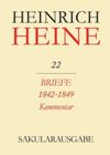 book: BAND 22 K Briefe 1842-1849. Kommentar
