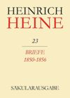 book: BAND 23 Briefe 1850-1856