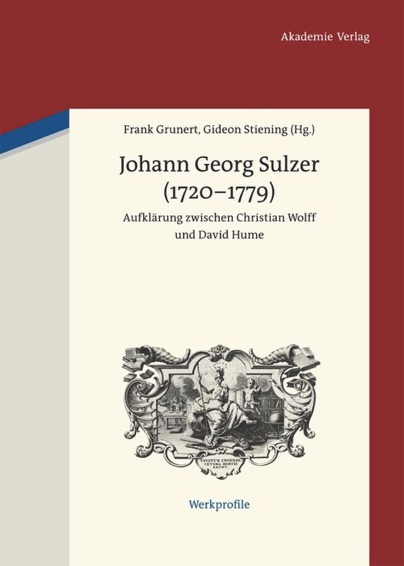 book: Johann Georg Sulzer (1720-1779)