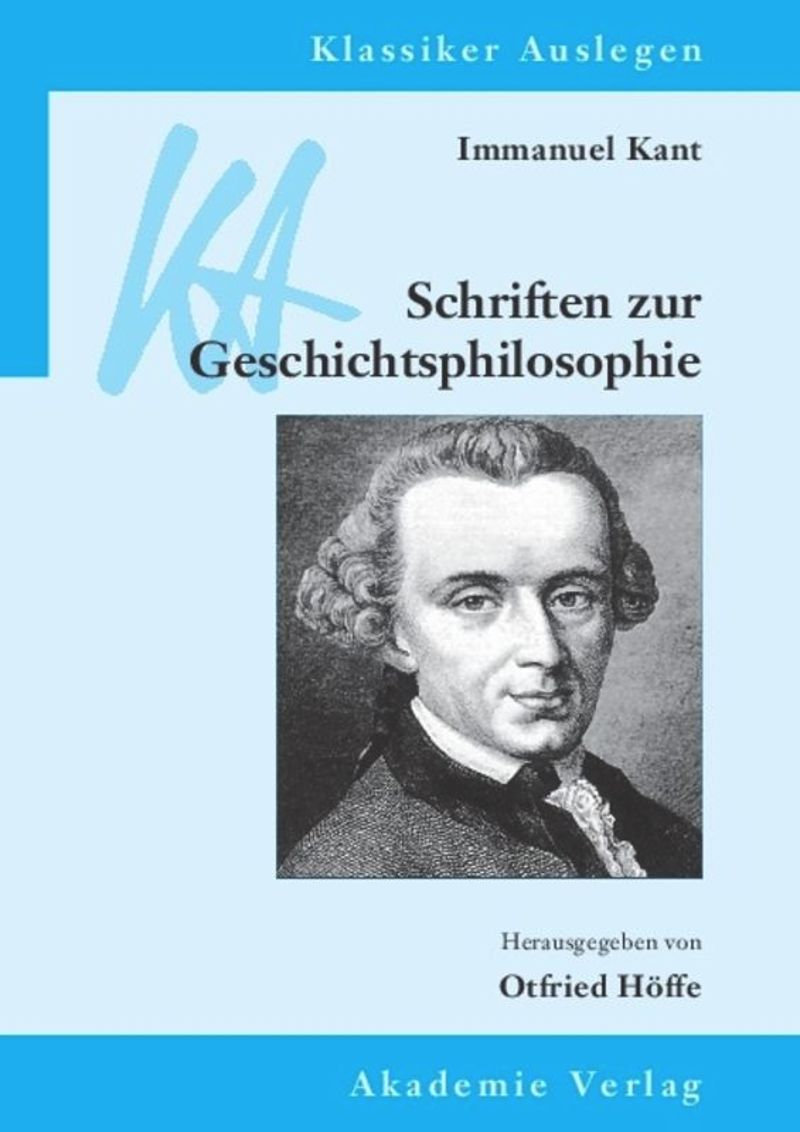 book: Immanuel Kant: Schriften zur Geschichtsphilosophie
