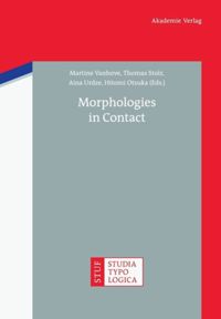 book: Morphologies in Contact