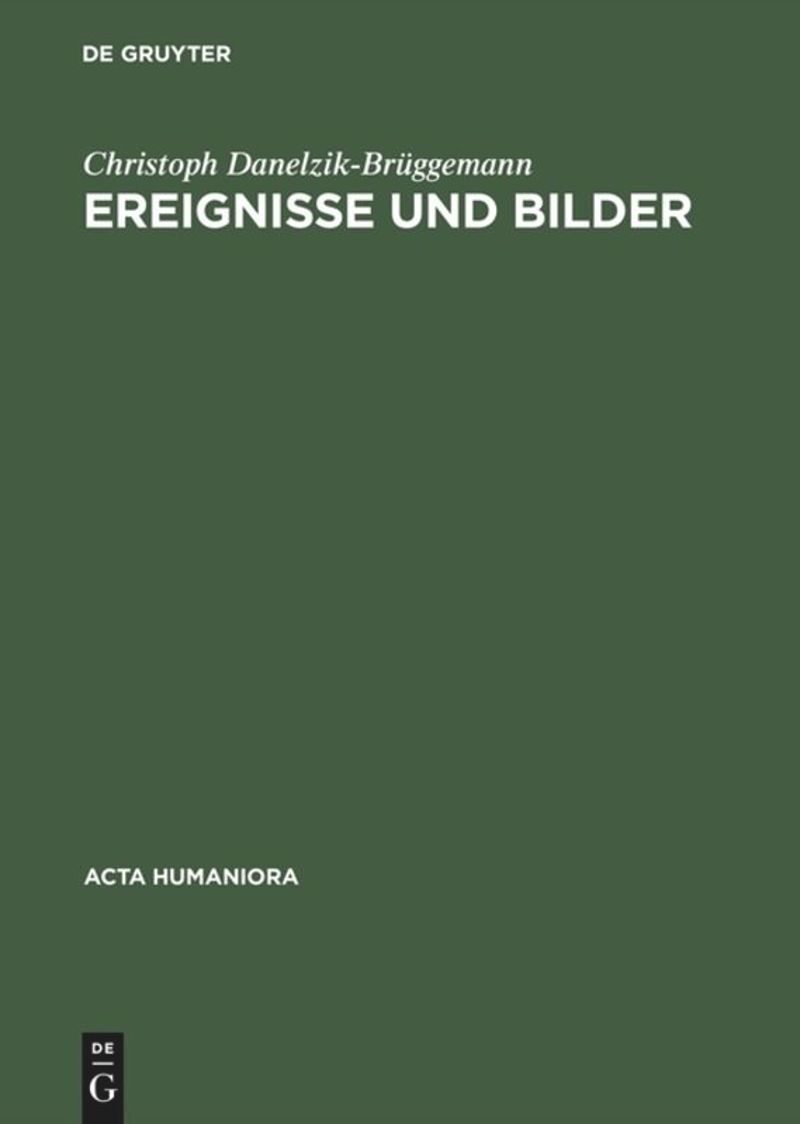 book: Ereignisse und Bilder