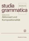 book: Aktionsart und Kompositionalität