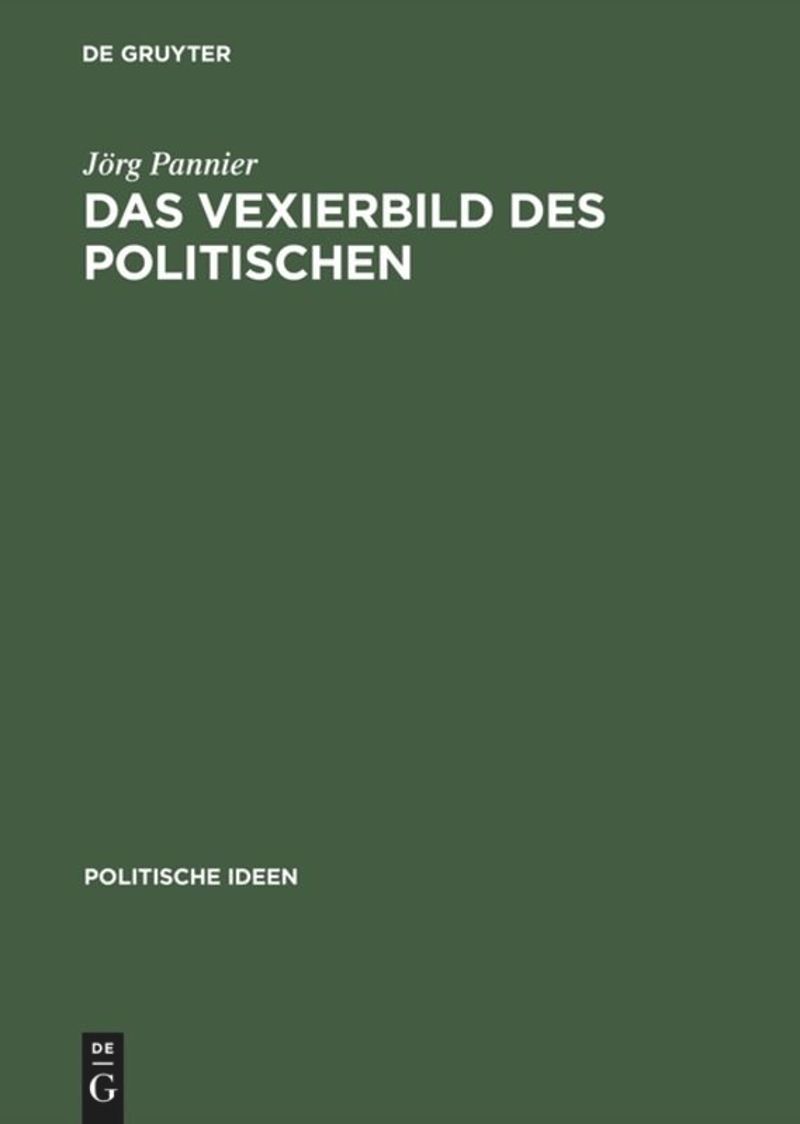 book: Das Vexierbild des Politischen