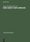 book: Der Geist der Unruhe