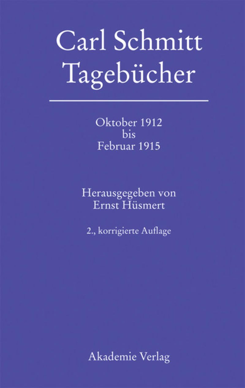 book: Oktober 1912 bis Februar 1915