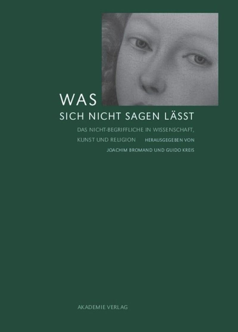 book: Was sich nicht sagen lässt