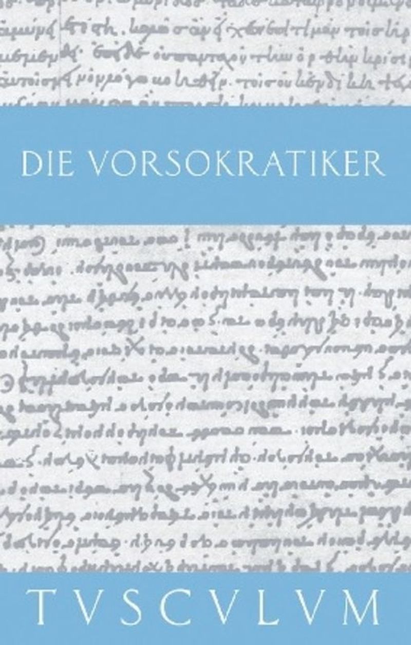 book: Die Vorsokratiker 1