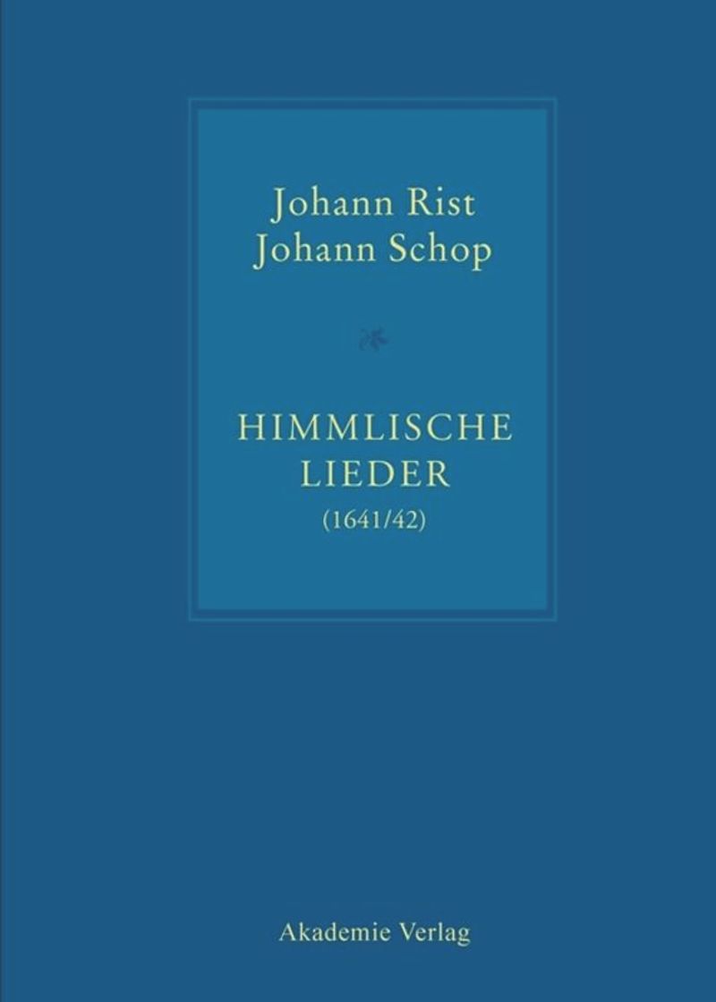 book: Himmlische Lieder (1641/42)