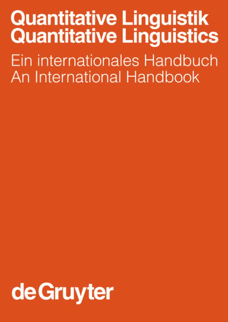 book: Quantitative Linguistik / Quantitative Linguistics