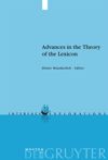 book: Advances in the Theory of the Lexicon
