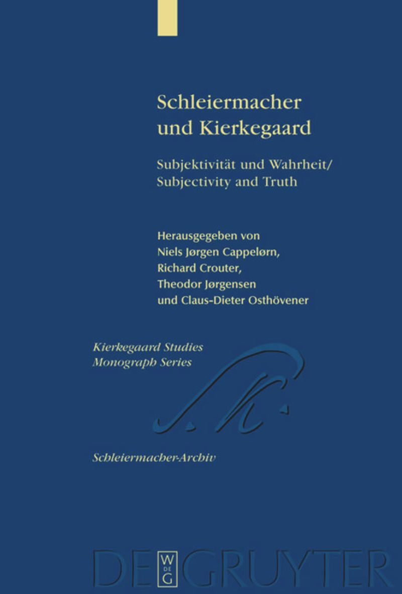 book: Schleiermacher und Kierkegaard