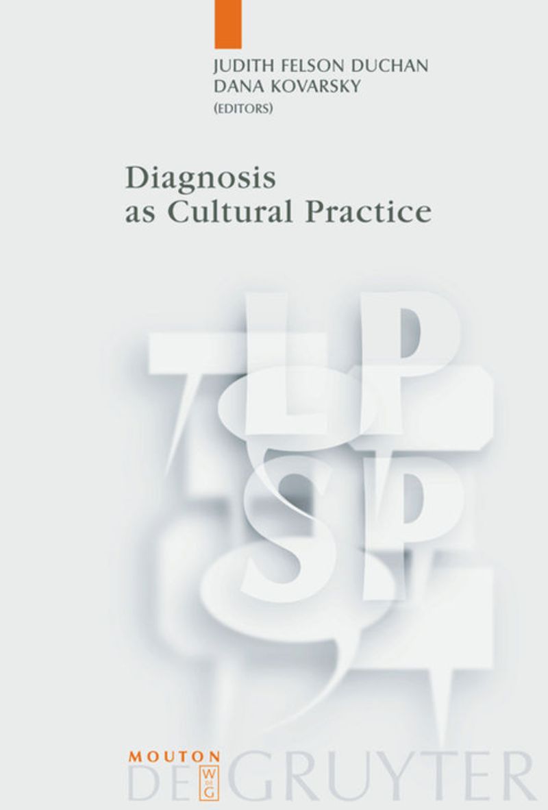 book: Diagnosis as Cultural Practice