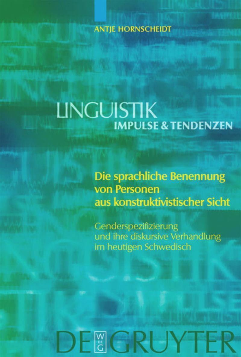 book: Die sprachliche Benennung von Personen aus konstruktivistischer Sicht