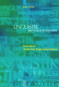 book: Intonation deutscher Regionalsprachen