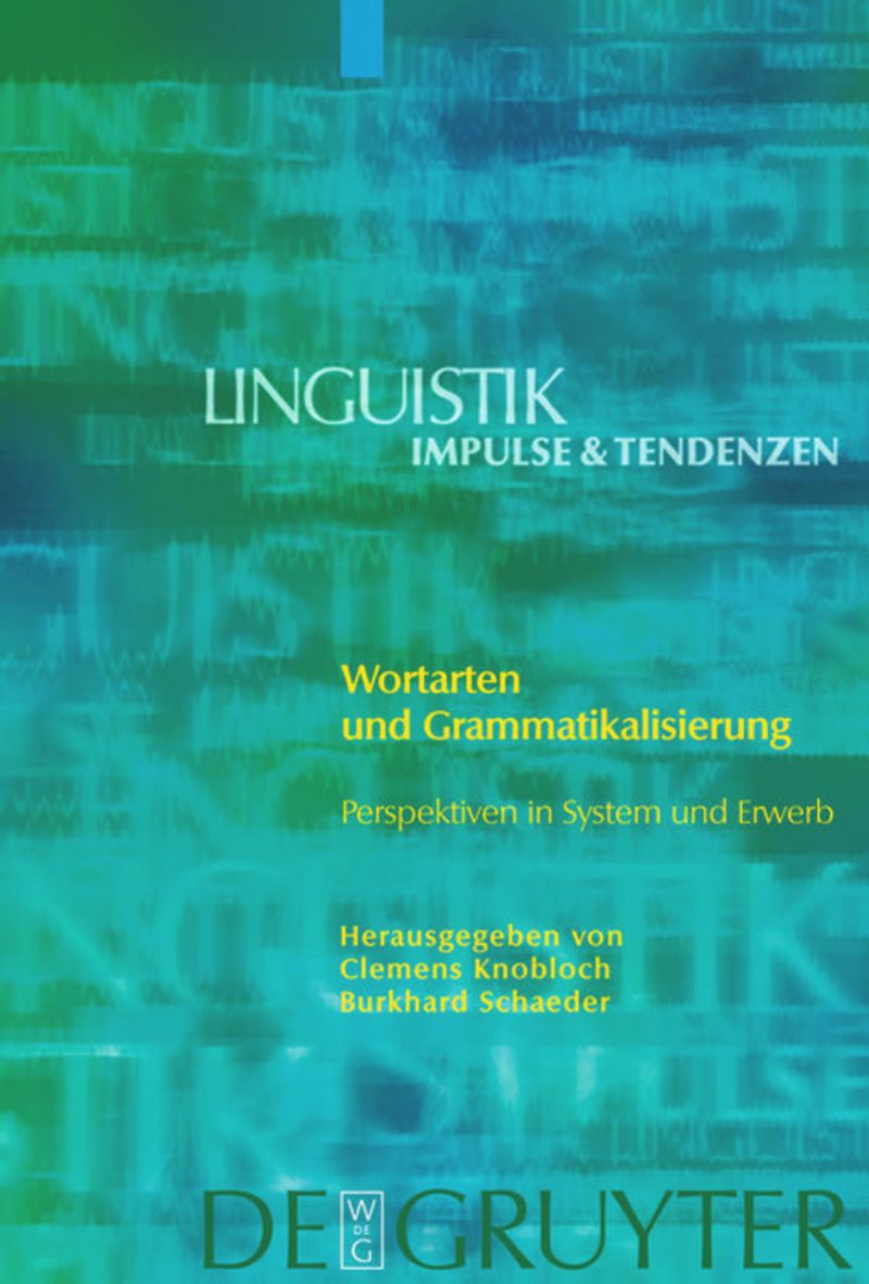 book: Wortarten und Grammatikalisierung