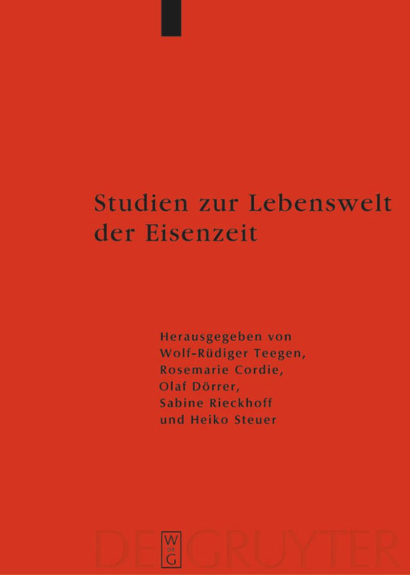 book: Studien zur Lebenswelt der Eisenzeit