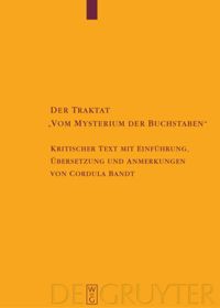 book: Der Traktat "Vom Mysterium der Buchstaben"