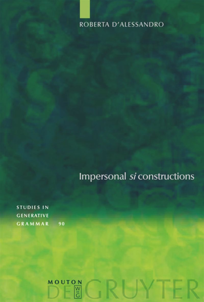 book: Impersonal "si" constructions