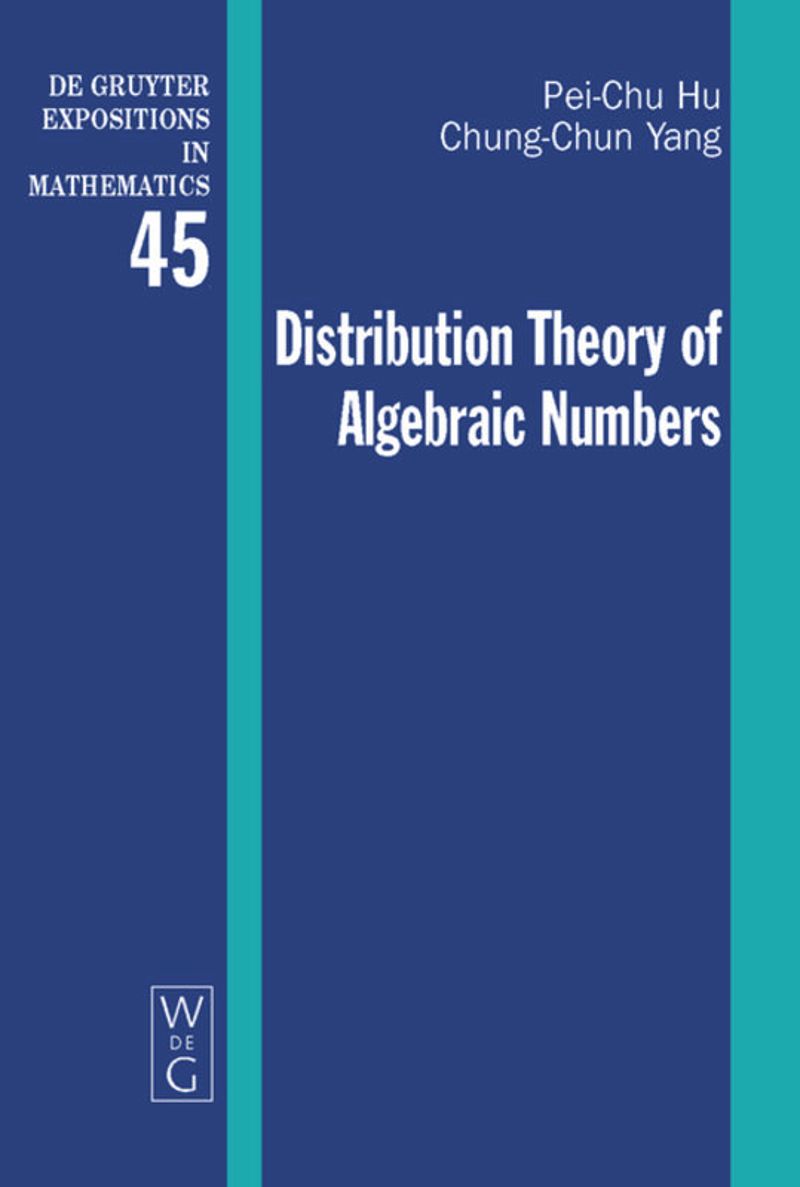 book: Distribution Theory of Algebraic Numbers