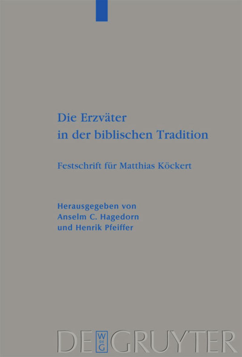book: Die Erzväter in der biblischen Tradition