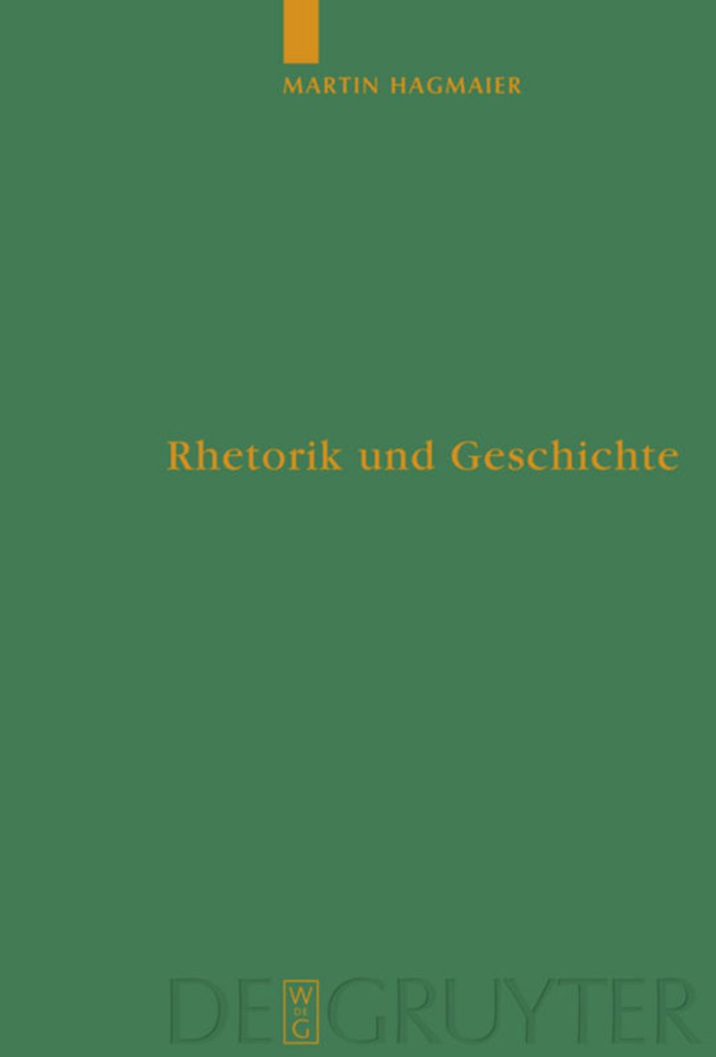 book: Rhetorik und Geschichte