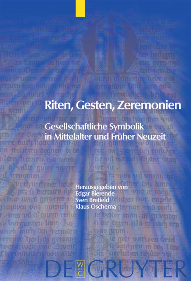 book: Riten, Gesten, Zeremonien