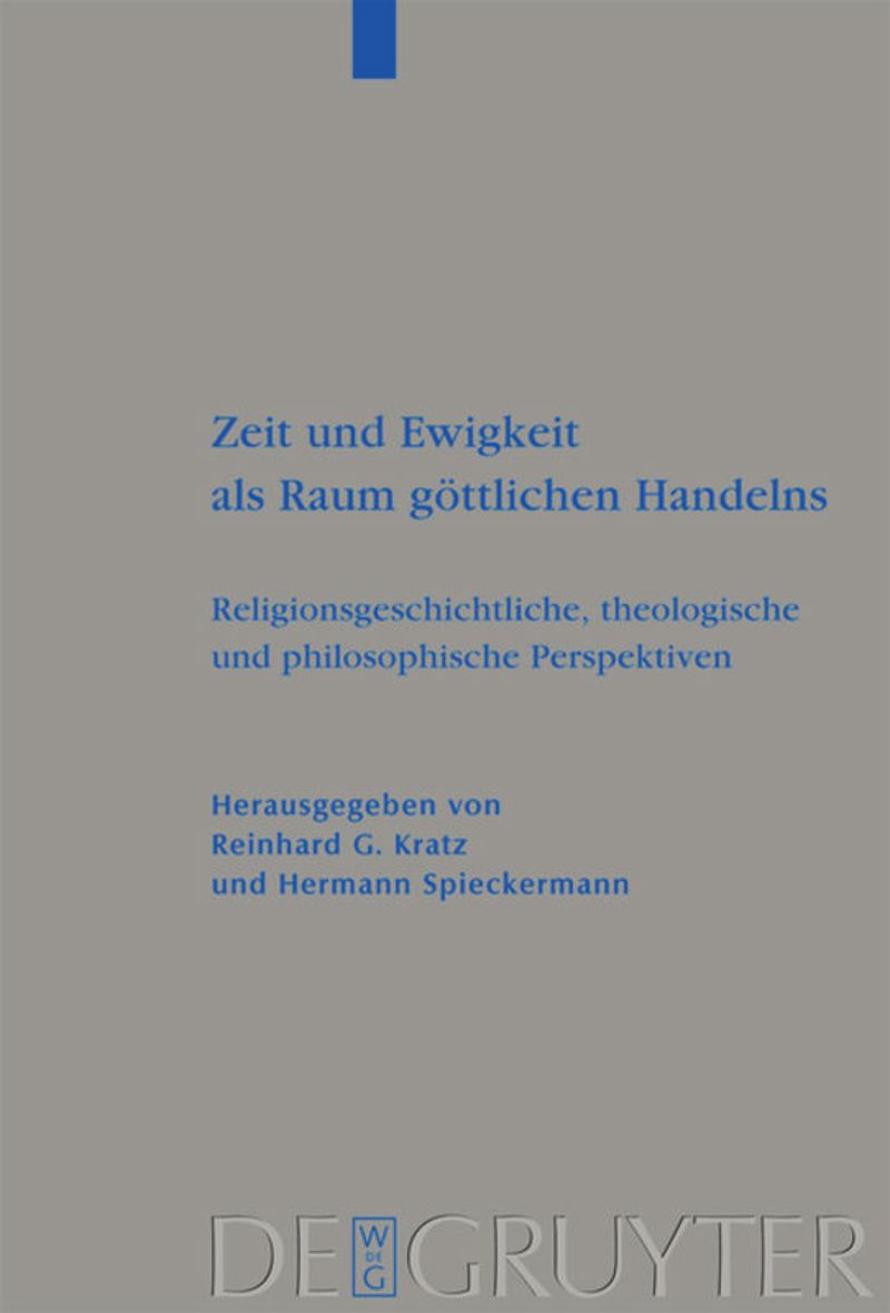 book: Zeit und Ewigkeit als Raum göttlichen Handelns