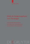 book: Ethik als Steigerungsform von Theologie?