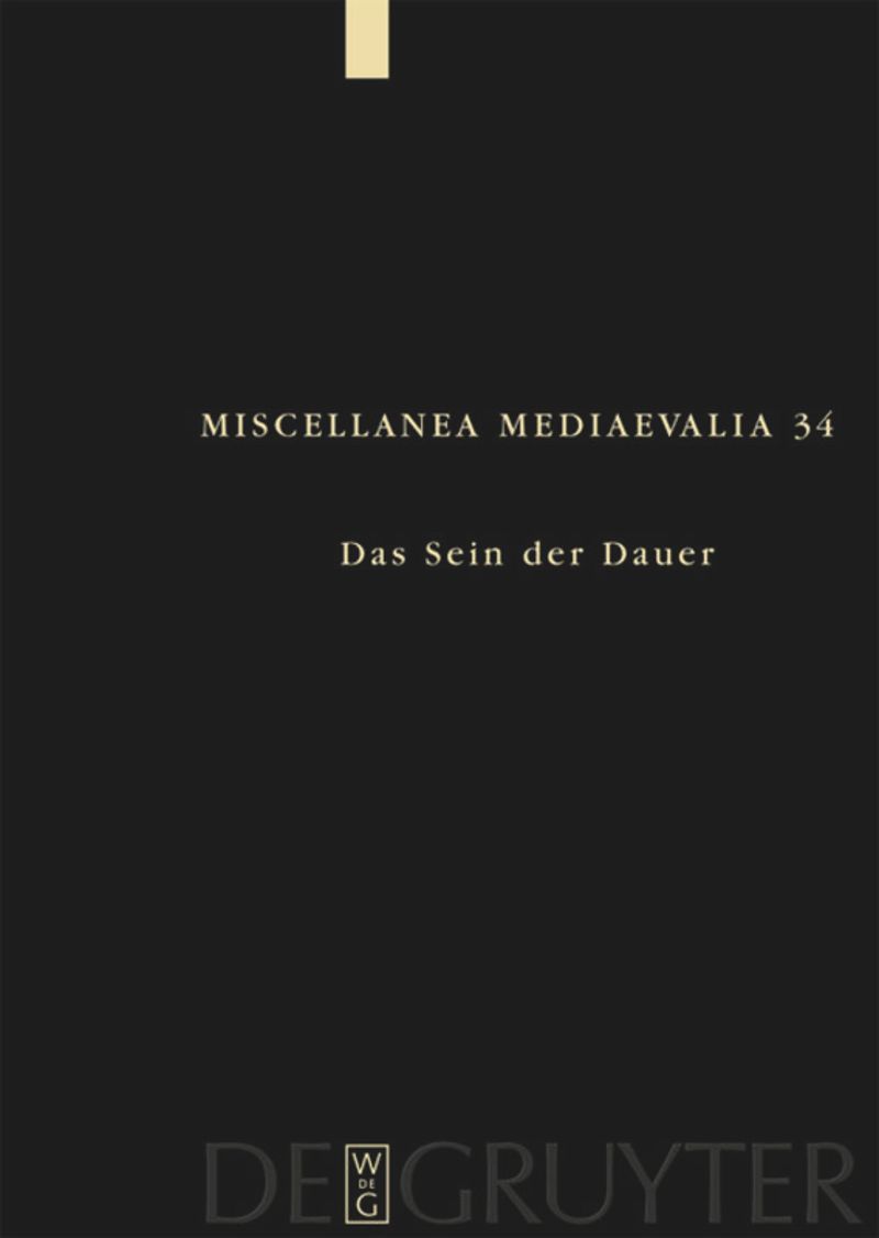 book: Das Sein der Dauer